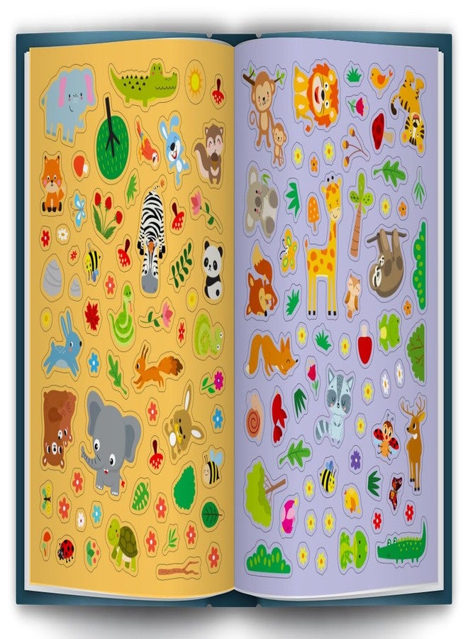 BRIJBASI My First 500 Jungle Sticker Activity Book for Kids, Children and Toddlers - Fun Activity with Coloring - Ages 3+ Years - Image 4